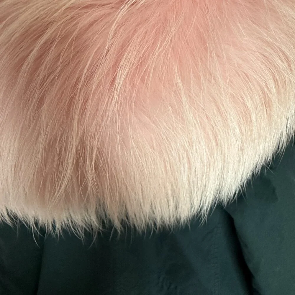 Aspen Apres Ski $7,900 Mr & Mrs Italy Parka Rabbit and Raccoon Fur US4 Dustbag - Picture 5 of 13